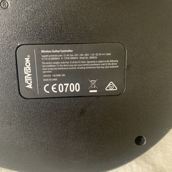 Guitar Hero Power Wireless Guitar HERO POWER Xbox 360 PS3 Lot Of 2 no dongles - Picture 13 of 16